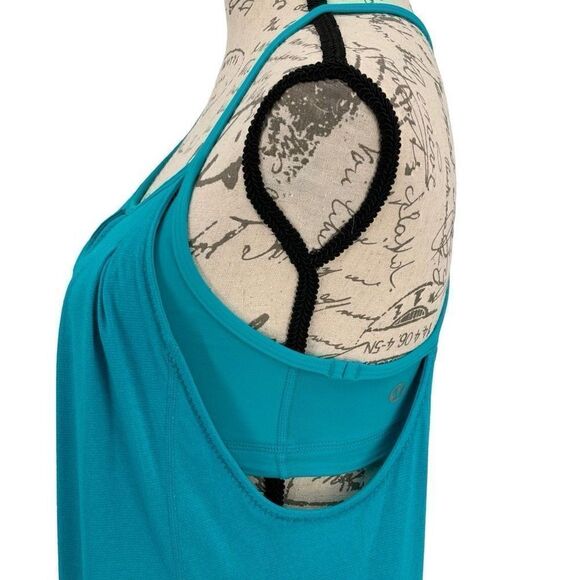 Lululemon No Limits Tank Angel Blue Size 4 - Picture 9 of 9